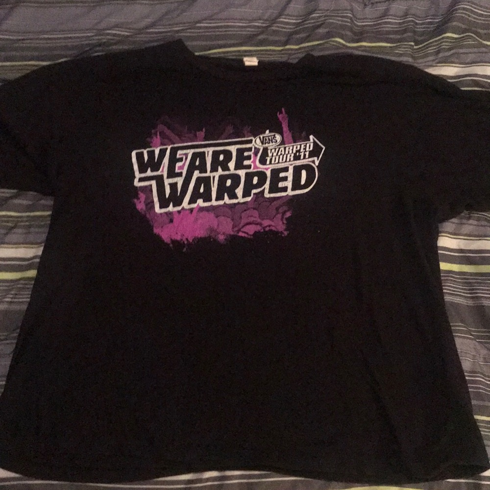 Vintage Warped tour 2011 tee shirt